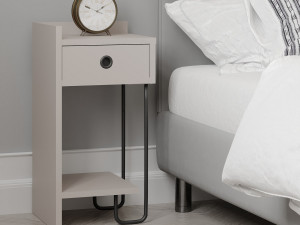 Noćni ormarić Sirius lijevo - Mocha