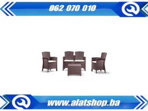 BICA baštenska garnitura LIDO STORAGE 2 smeđa