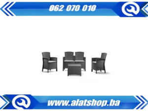 BICA baštenska garnitura LIDO STORAGE 2 siva