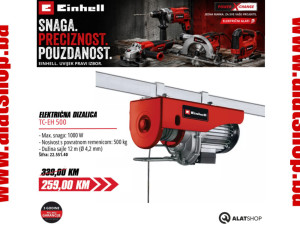 Einhell električna dizalica TC-EH 500