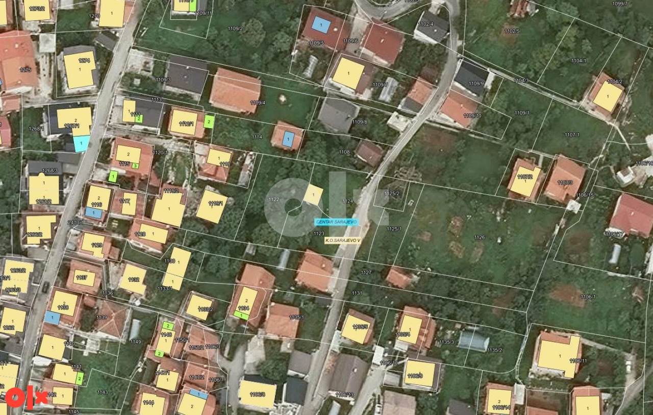 Građevinsko Zemljište Sarajevo - Centar/Grdonj/2234m2