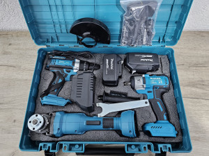 Aku Set Makita 3 u 1 Busilica + Brusilica + Odvijac U koferu