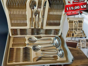 Escajg komplet za 12 osoba u koferu, 72 dijela