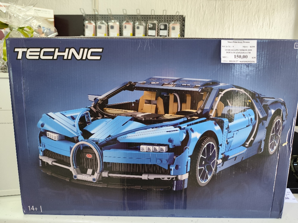 Bugatti Chiron Lego set