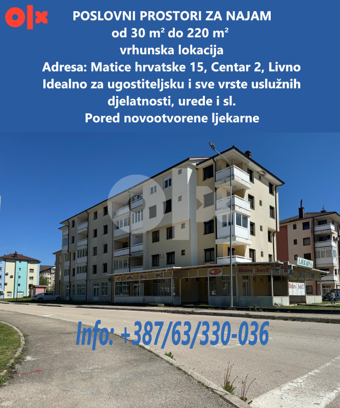 Poslovni prostor Livno 125m2