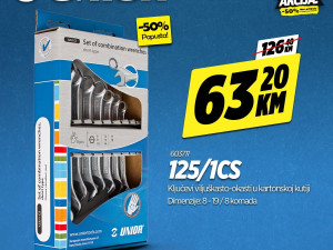Unior Ključevi viljuškasto  okasti 125/1CS 603711