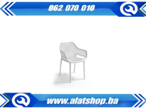 BICA plastična baštenska stolica Aria bijela