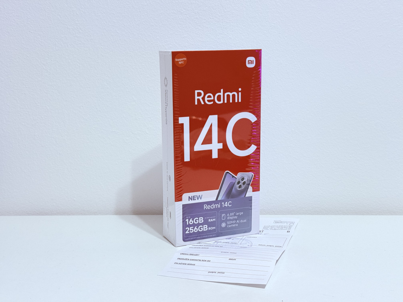 Xiaomi Redmi 14C 8GB 256GB Black ERONET GAR 2 god NOVO