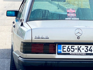 Štopke Tamne Clear Mercedes 190