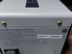 Pretvarac napona struje1000 w 220/110-120 800W NOVO