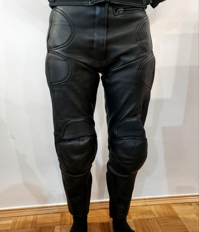 IXS ženske kožne moto hlače pantalone vel 40