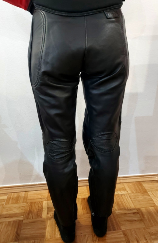 IXS ženske kožne moto hlače pantalone vel 40
