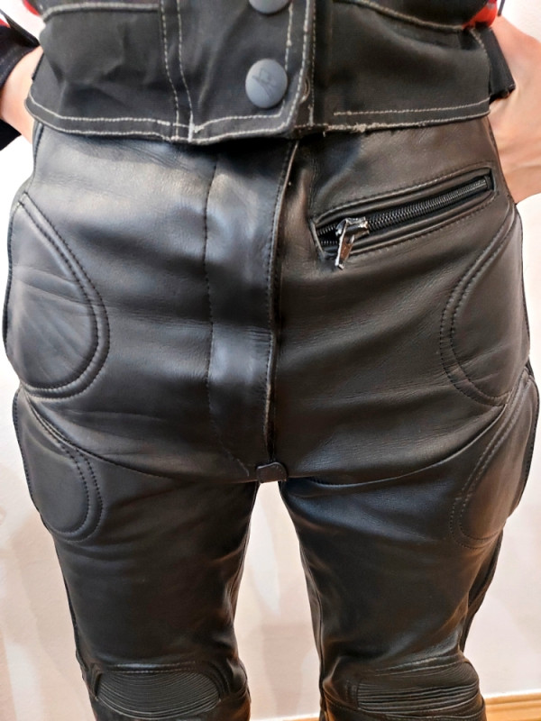IXS ženske kožne moto hlače pantalone vel 40