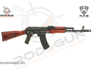 AIRSOFT REPLIKA PUŠKA AK 74 EBB METAL VINTAGE DRVO | APS