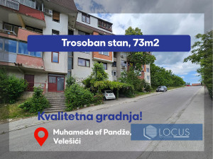 LOCUS prodaje: Trosoban stan, Velešići, Novo Sarajevo