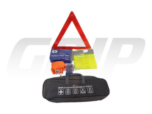 SET OBAVEZNE OPREME ZA VOZILA PRVA POMOĆ SIJALICE TROKUT PRSLUK