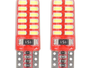 Auto sijalica CANBUS 24SMD T10E W5W LED 12-24V AMIO 042912