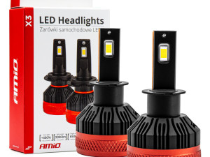Auto sijalica H3 LED X3 LED 10-16V 990W 6500K AMIO 042915