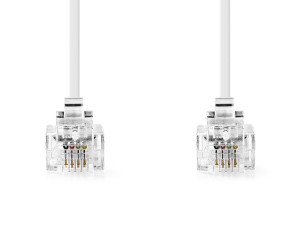 NEDIS Telefonski Kabel | RJ11 Muški - RJ11 Muški | 5.0 m