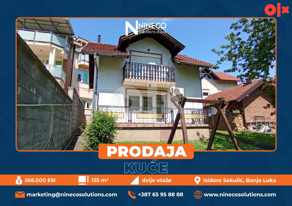 KUĆA - BANJA LUKA - 135 m2