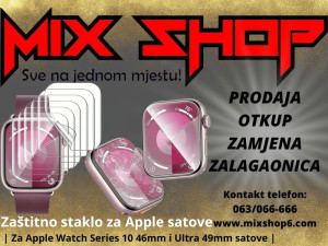 Zaštita za staklo Apple Watch 10 46mm ULTRA 1 2 3 49mm zaštitno