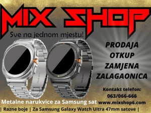 Metalni remen Samsung Galaxy Watch ULTRA 47mm kaiš sat titanium