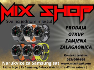 Silikonski remen Samsung Galaxy Watch Ultra 47mm sat silicon belt