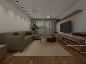BAULAND/ Trosoban stan 68m2, Hrasno/ Idejni projekat