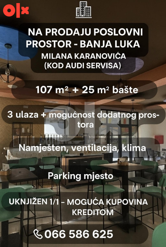 Poslovni prostor lokal 107 m2 Borik Banja Luka 2