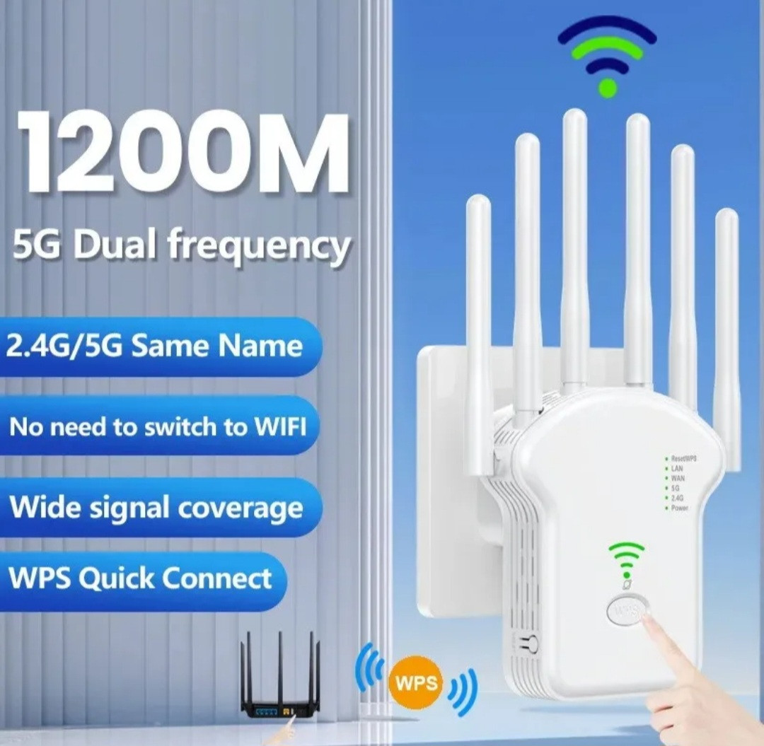 WiFi pojačivač signala sa 6 antena extender!