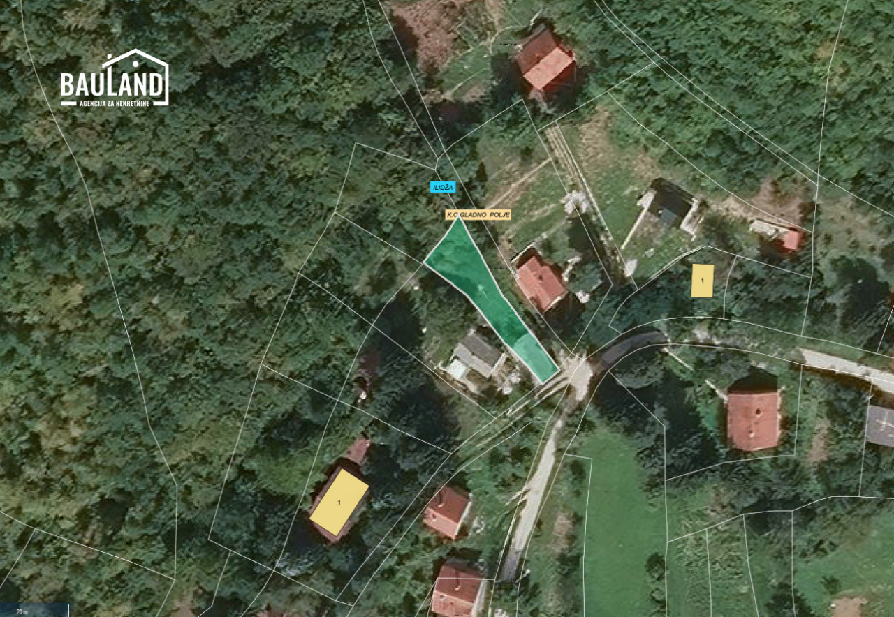 BAULAND/ Povoljno zemljište 270m2/ Kakrinje, Rakovica