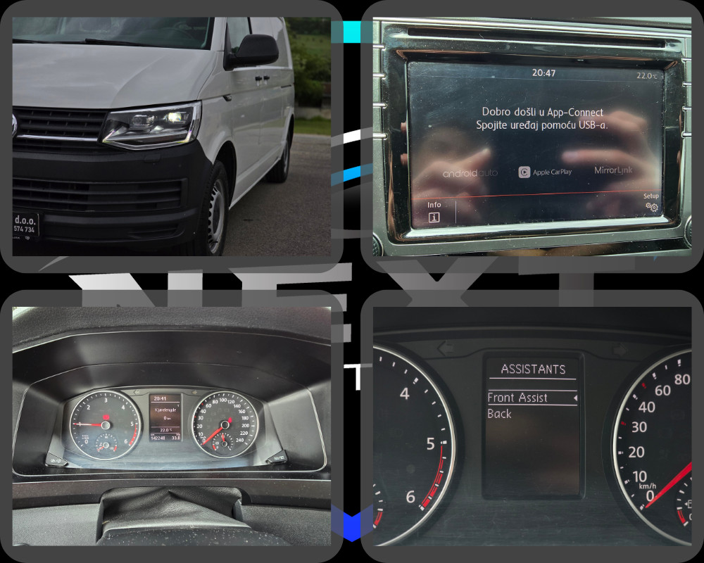 Volkswagen VW Transporter T6, 4x4 2.0 TDI, 110kW, LED