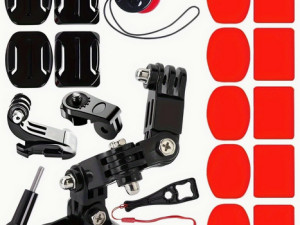 Set nosač akcione kamere Gopro za kacigu motocikla