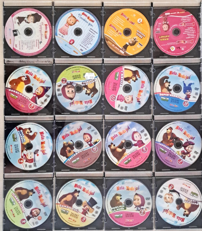 Maša i medo crtani filmovi (DVD)
