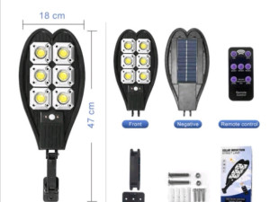 LED SOLARNI REFLEKTOR COB 300 SA DALJINSKIM UPRAVLJAČEM