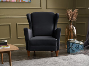 Wing Chair Lola Berjer - Antracit