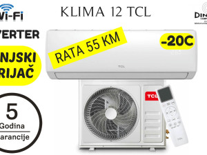 TCL klima 12 ka inverter  wifi Elite grijač vanjske jedinice