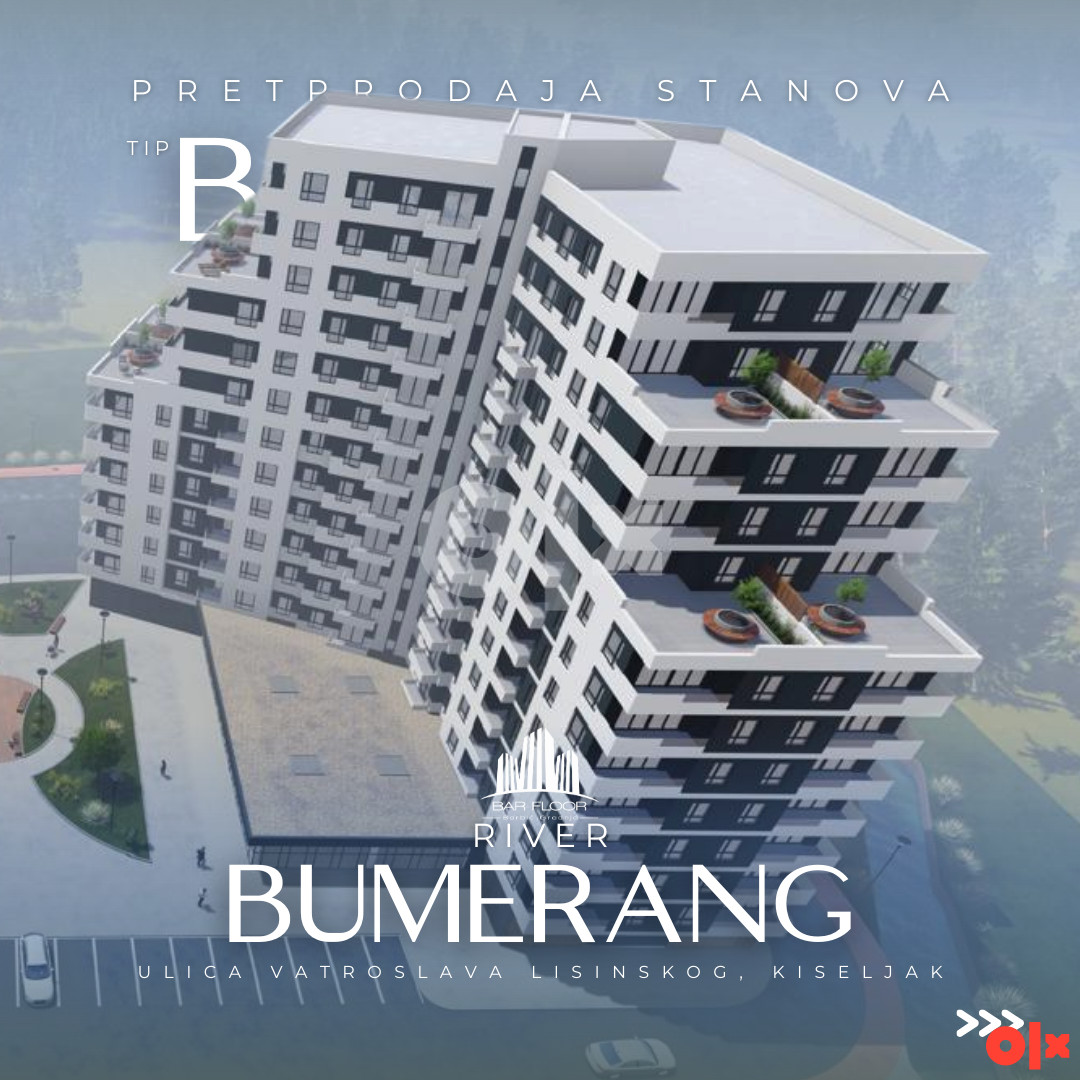 River Bumerang Kiseljak - Jednoiposoban stan 50,62 m2
