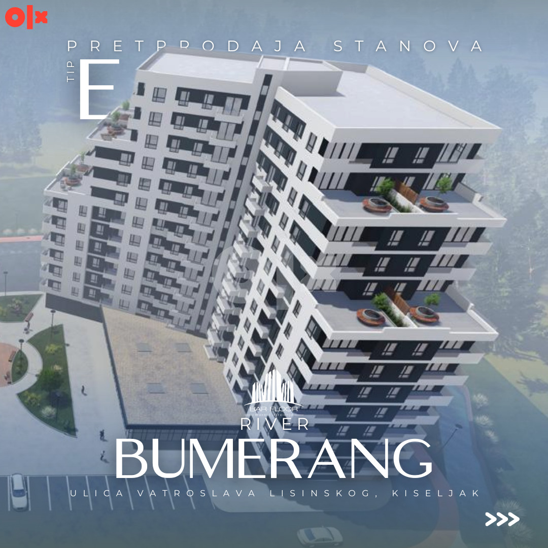 River Bumerang, Kiseljak - Dvosoban stan 71.31m2