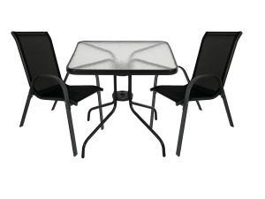 Expert baštenska garnitura SET 8 Valencia sto 60 x 60 x 70 cm i 2 stolice