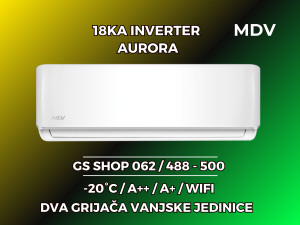 Klima MDV 18KA INVERTER Aurora -20 A++ GRIJAČ VANJSKE