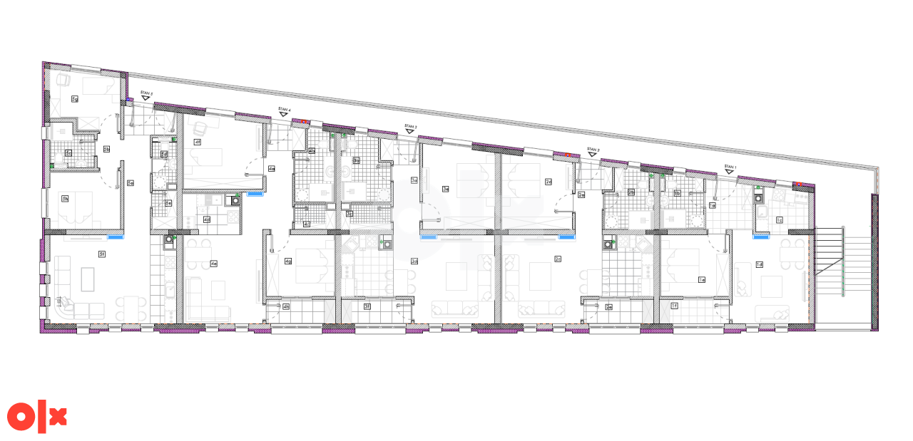 Dvosoban stan 50,86 m² Lukavac - Mehr