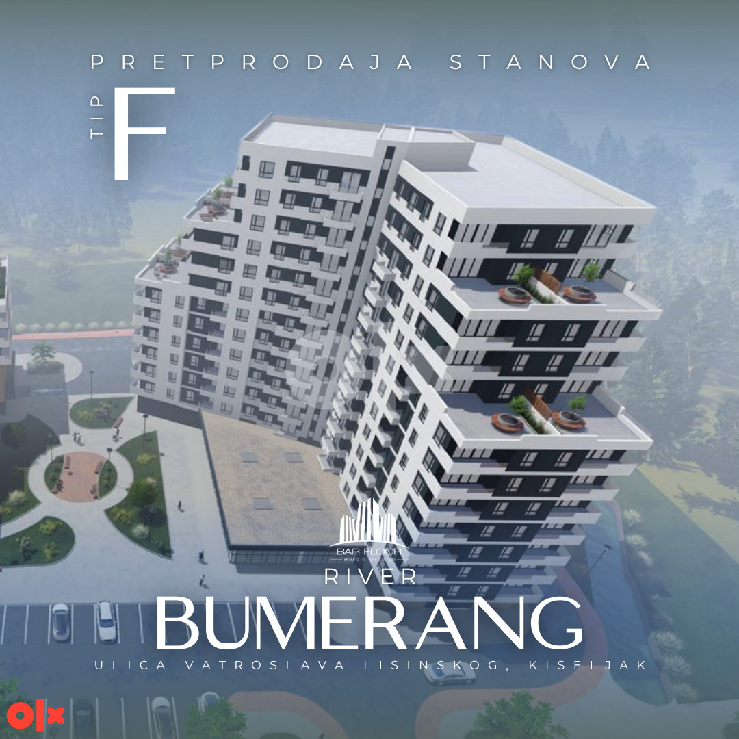 River Bumerang, Kiseljak - Jednosoban stan  37.89m2
