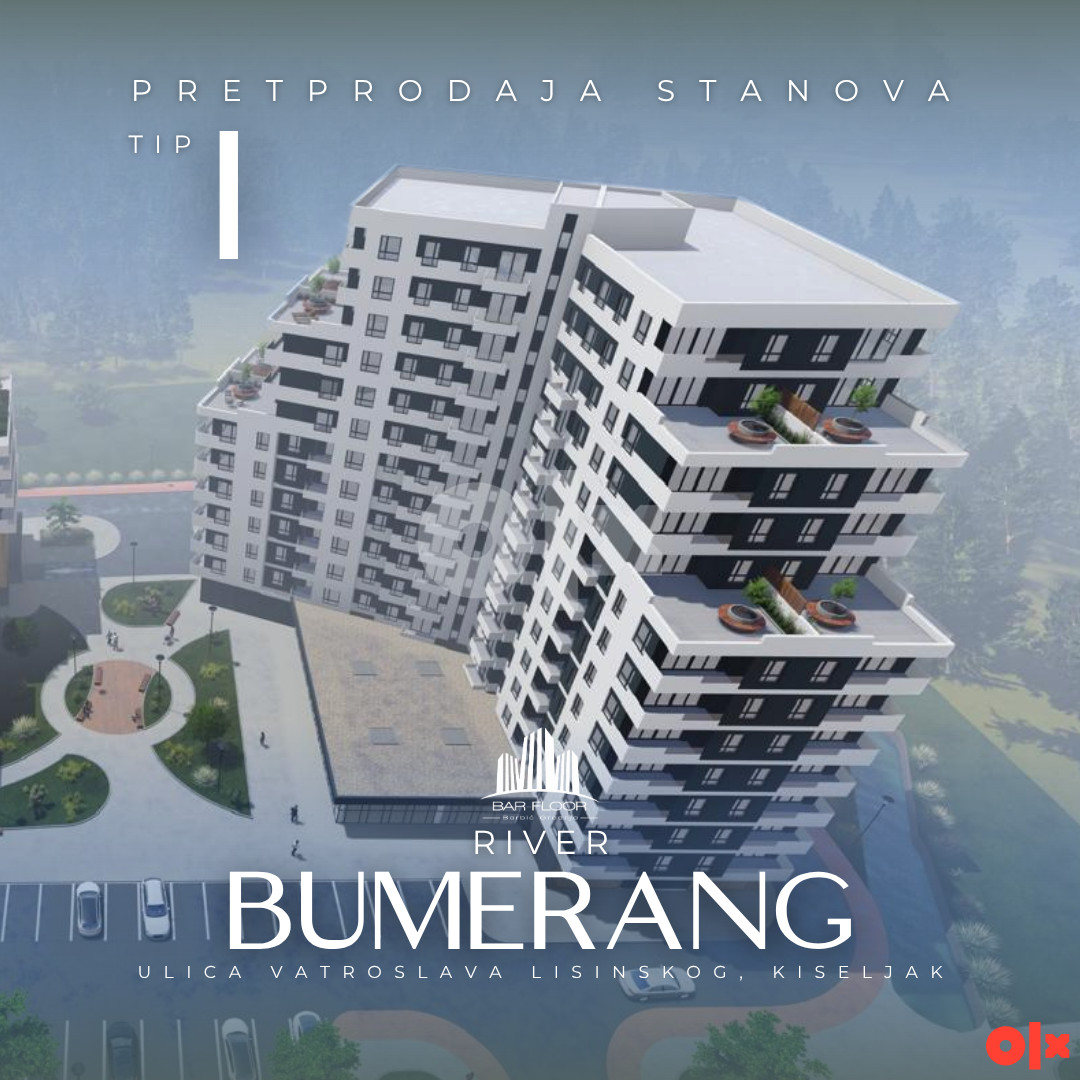 River Bumerang, Kiseljak - Jednoiposoban stan 39.62m2