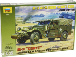 Maketa oklopnjak M3 Armored Scout Car 1/35 1:35
