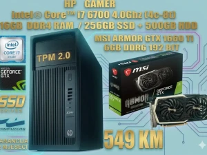 i7 6700/ GTX 1660Ti ARMOR/16GB DDR4/SSD NVMe/TPM 2.0