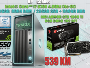 i7 6700/ GTX 1660Ti ARMOR / 16GB DDR4/ SSD NVMe m.2 + HDD/TPM 2.0