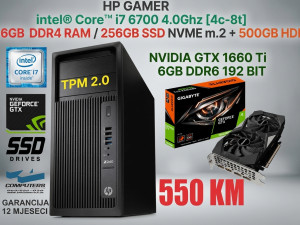 i7 6700/ NVIDIA GTX 1660Ti  / 16GB DDR4/ SSD NVMe  + HDD/TPM 2.0