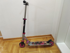 Trotinet OXYLANE Romobil metalni Veliki Tockovi