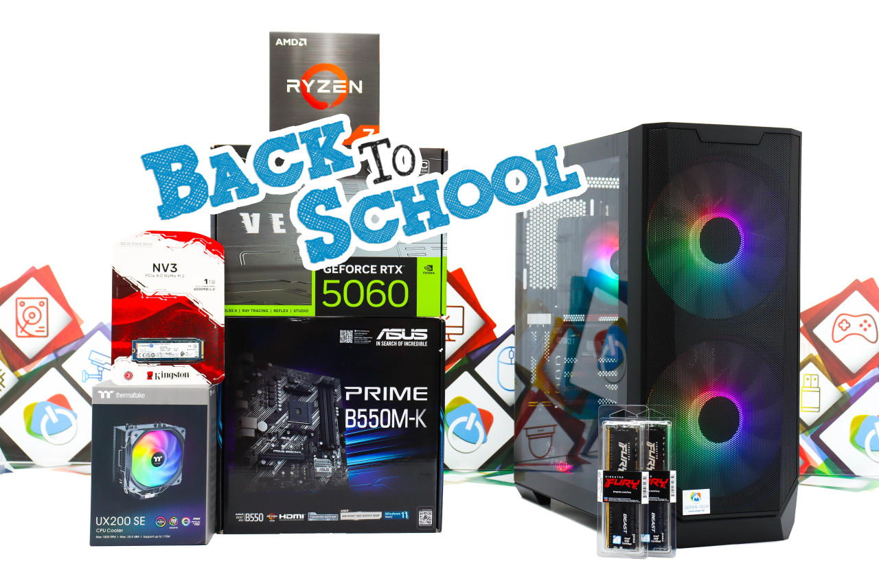 Gaming PC Airstream IT-3503-21; R7 5700X RTX 5060 1TB 16GB B2S